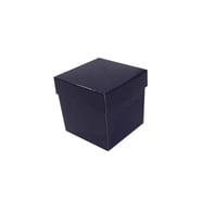 Komple Karton Kutu Düz Renk 7X7X7 CM (25 Adet)  Lacivert
