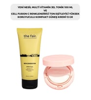 the fair. Multi Vitamin Jel Tonik 100 ml ve Cell Fusion C Renklendirici Kompakt Güneş Kremi 13 G