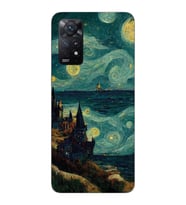 Xiaomi Redmi Note 11 PRO Uyumlu Van Gogh Tasarımlı Şeffaf Telefon Kılıfı