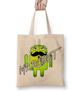 Mr Robot 02 Bez Çanta Uzun Saplı