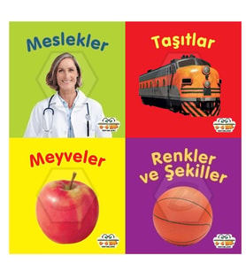 0-6 Yaş Yayınları Mini Karton Kitaplar (4 Kitap)