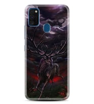 Samsung M21 M22 M23 M30 M31S M32 Kılıf Desenli Silikon Dark Deer 1786