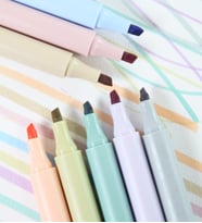 8 li Soft Renkler Marker Kalem
