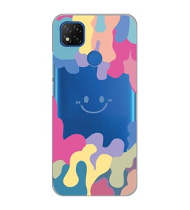 Xiaomi Redmi 9C / 10A Uyumlu Smile Tasarımlı Şeffaf Telefon Kılıfı