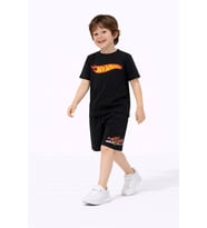 ERKEK ÇOCUK HOT WHEELS MODELLİ PAMUK ŞORTLU TAKIM