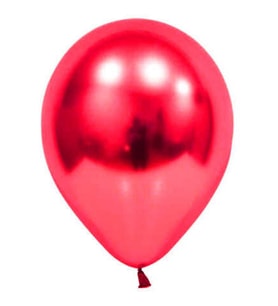BALON KROM PARLAK 12 İNC KIRMIZI PK10-