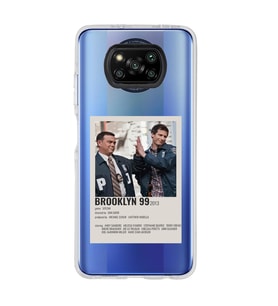 Poco X3 PRO / X3 NFC Uyumlu Brooklyn 99 Tasarımlı Şeffaf Telefon Kılıfı