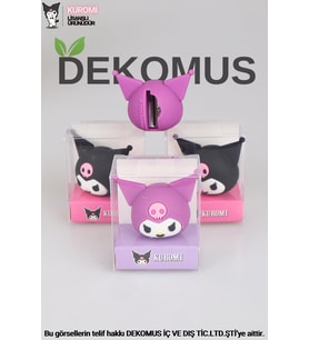 DEKOMUS İLE YENİ SEZON LİSANSLI KUROMİ 3D ŞEKİLLİ TEKLİ KALEMTRAŞ (Pembe)