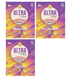 LGS 8. Sınıf ULTRA SERİSİ 1.DÖNEM MATEMATİK FEN BİLİMLERİ VE TÜRKÇE DENEMELERİ