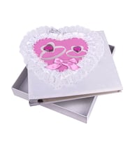 Nobbystar 40 Sayfa Yapışkanlı Dantelli Pembe Fotoğraf Albümü - 22x25cm