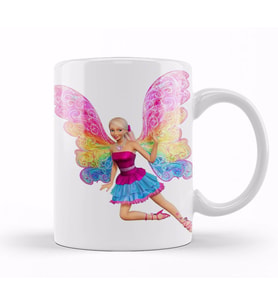 Barbie  Kupa   Bardak Porselen