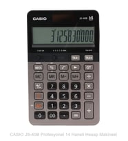 Casio JS-40B Profesyonel 14 Hane Masa Üstü Hesap Makinesi