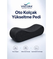 Oto Kolçak Yükseltme Pedi – Visco Dolgulu, Nefes Alan Kumaşlı, Ayarlanabilir Kol Desteği
