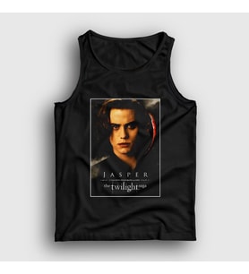 Presmono Unisex Siyah Jasper Cullen Vampire Twilight Atlet 311513tt