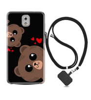 Samsung Note 3 4 5 8 9 20 Ultra 10 Lite Kılıf Boyun Askılı Silikon Love Animals 1780