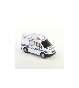 Işıklı Sesli Pilli Polis İmdat Minibüs