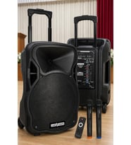 Lastvoice LS-P1915EE Portatif Taşınabilir Mikrofonlu Seyyar Ses Sistemi 15 İNÇ 1200 WATT