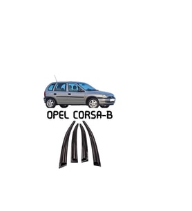 opel corsa b 4 kapı ön arka 4.lü cam rüzgarlığı