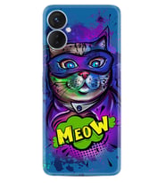 Tecno Spark 9T Kılıf Silikon Desen Özel Seri Super Meow 1715