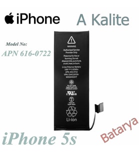 iPhone  Uyumlu 5s Batarya APN 616-0722 A Kalite Batarya - Sıfır Ambalajında