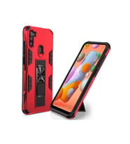 Samsung Galaxy M11 Uyumlu Kılıf Zore Volve Kapak (Kırmızı)