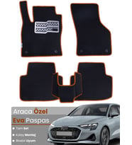 AUDİ A3 SEDAN (2020-2025) Uyumlu EVA Paspas Tam Set–Araca Özel,Su Geçirmez,Kolay Montaj