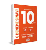 10. Sınıf 6 Fasiküllü Deneme Sınavı Editör Yayınları