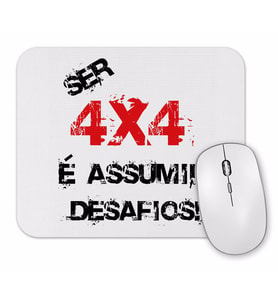 Ser 4x4  Assumir Desafios Mouse Pad