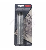 Derwent Watersoluble Graphitone Aquarel Grafit Kalem 4lü Set
