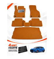 e-biz FORD FOCUS 4-HATCHBACK (2019-2026) Uyumlu EVA Oto Paspas Bagaj Paspası Dahil Taba