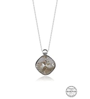 Swarovski Crystal Kadın Cushion Gümüş Kolye