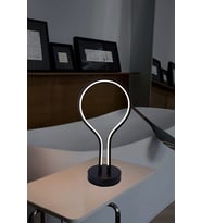 Umut Model Masa Lambası 3 Renk– Modern LED Aydınlatma, Çalışma ve Toplantı Masaları için Şık Tasarım (Siyah)