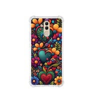 PrintiFy Huawei Mate 20lite ile Uyumlu Düşlerin Dansı Serisi Çiçeklerin Dansı Tasarımlı Uv Baskılı Köşe Korumalı Antişok Kılıf