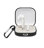 Microsonic Xiaomi Redmi Buds 6 Active Kılıf Askılı Mat Silikon Siyah (Siyah)