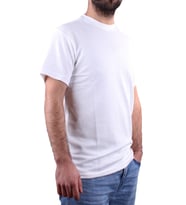 Dagoster DMG23-211520 Beyaz Günlük Bisiklet Yaka Erkek Tişört