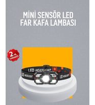 Northcity 5 Modlu Şarj Edilebilir LED Hareket Sensörlü Outdoor Kafa Bandı Işığı