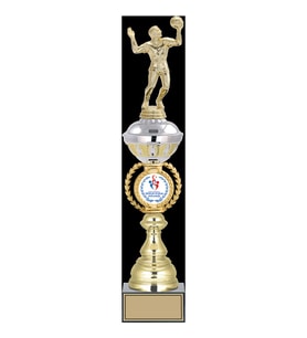 ODAK KUPA - Figürlü Kupalar - Voleybol Erkek Figürlü Kupalar FG-066 B - 47 cm