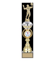 ODAK KUPA - Figürlü Kupalar - Voleybol Erkek Figürlü Kupalar FG-066 B - 47 cm