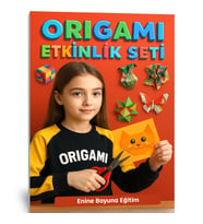 Origami Etkinlik Seti – 36 Süper Origami Etkinlik + 40 Renkli Kâğıt + Makas + Yapıştırıcı