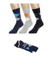 Ozzy Socks 3 Çift Dikişsiz Erkek Penye Pamuklu 4 Mevsim Çorap Dayanıklı Topuk Burun