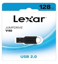 Lexar Jumpdrive V40 128 GB USB 2.0 Flash Bellek (Siyah)
