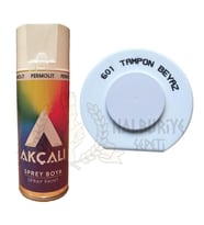 Akçalı Akrilik Sprey Boya TAMPON BEYAZ 400 ml - 601