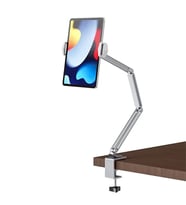 ALLY 360° Dönebilen Katlanır Masaüstü Tablet Ve Telefon Tutucu (Gümüş)
