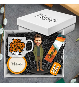 Motto Gift Erkeklere Özel Tasarım Karikatür Biblolu Hediye Kutusu 112993