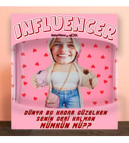 eJOYA MiniBiz Hero Kişiye Özel Fotoğraflı Kadınlar Günü Peluş Yastık  Bebek 116253 (YıldızIşığı)