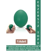 Ergonomik Stres Egzersiz Rehabilitasyon Fizyoterapi Esnek Silikon El Bilek Parmak Güçlendirme Topu