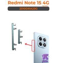 Redmi Note 15 4G Açma Kapama Ve Yan Ses Tuşu Plastik Düğme 2510DRA23G Uyumlu