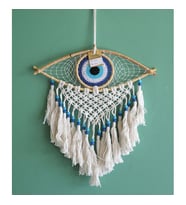 Periboia Rüya Kapanı Dream Catcher Göz Tasarımı Model 2  (Karışık)