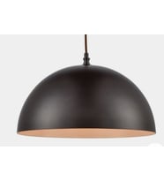 MYLİGHTS  RETRO RUSTİK METAL SARKIT AVİZE 30 CM  MAT SİYAH İÇİ BEYAZ  