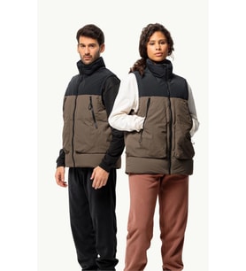 Jack Wolfskin 1207621_4610 Dellbrueck Vest Chestnut Erkek Outdoor Yelek (Kahverengi)